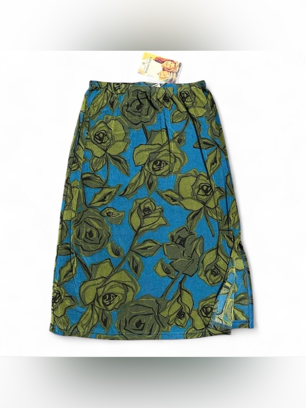 Y2K Floral Midi Skirt - Dead stock with tags